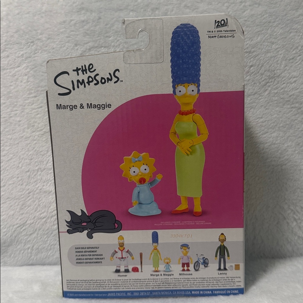 The Simpsons Marge & Maggie Action Figure Set - Blue, Yellow & Green - Picture 4 of 6